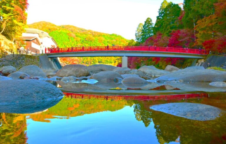 香嵐渓　紅葉