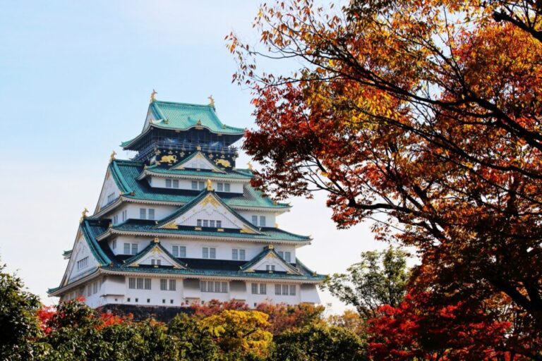 大阪城公園　紅葉