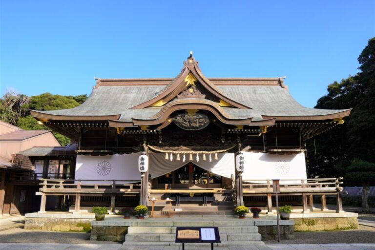 酒列磯前神社　初詣